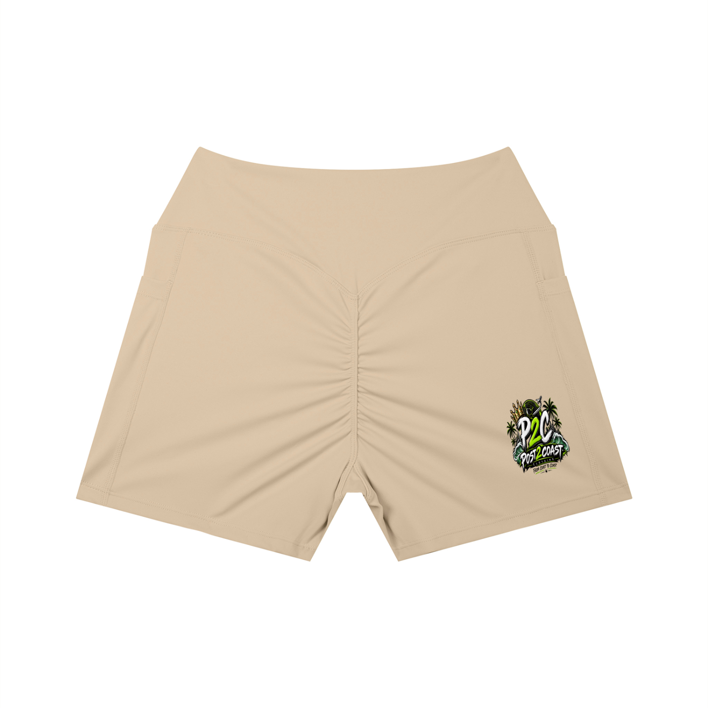 Women’s High Rise Pocket Yoga Shorts