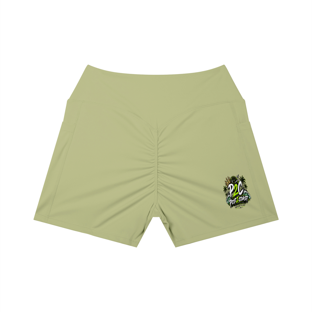 Women’s High Rise Pocket Yoga Shorts