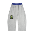 Plaid Waistband Barrel Sweatpants