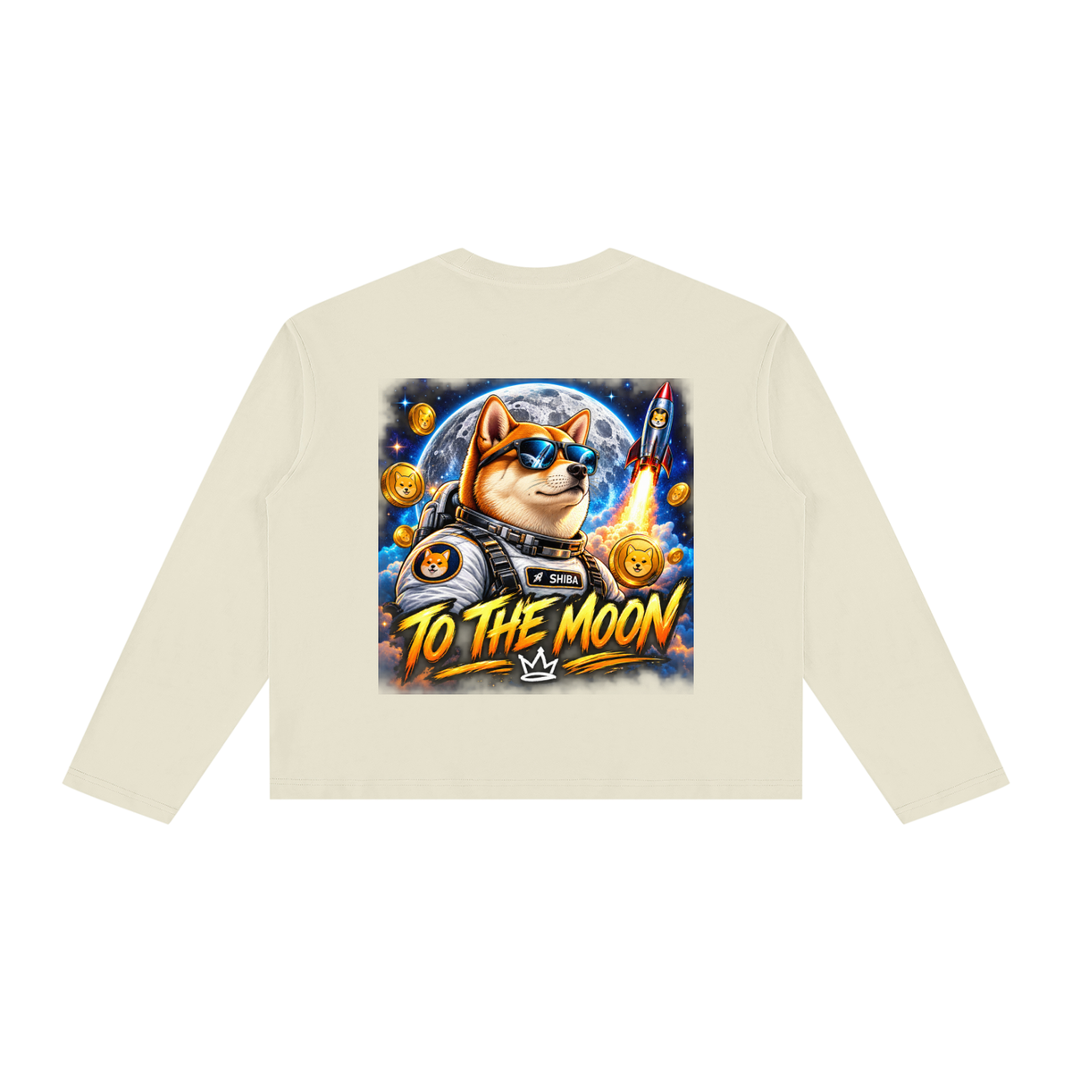 Unisex Vintage Wash Long Sleeve Boxy T-Shirt