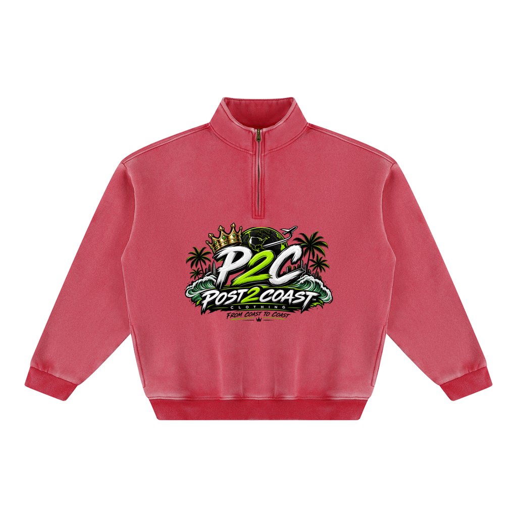 Unisex Vintage Wash Fleece Sweatshirt