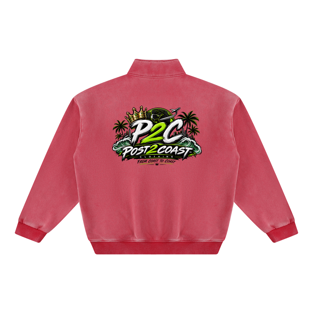 Unisex Vintage Wash Fleece Sweatshirt