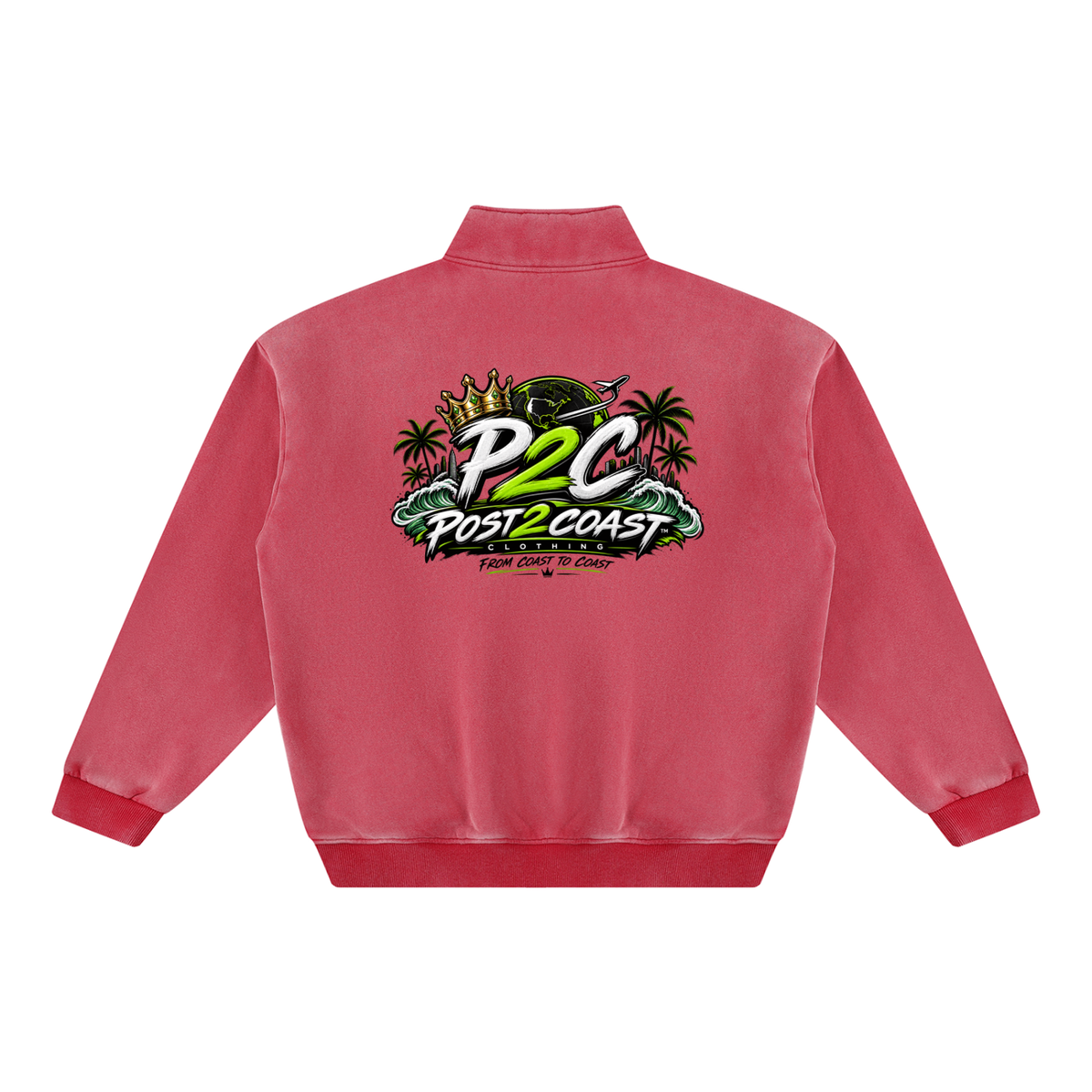 Unisex Vintage Wash Fleece Sweatshirt