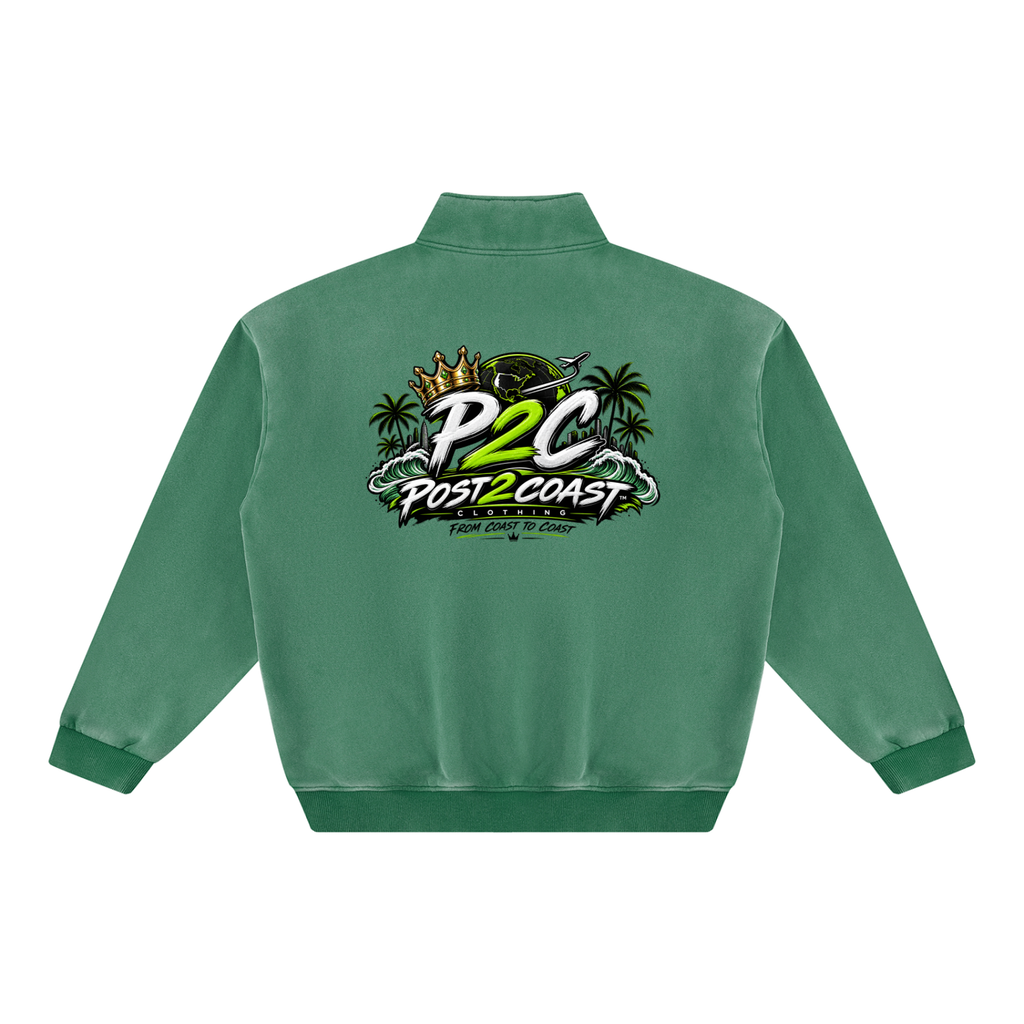 Unisex Vintage Wash Fleece Sweatshirt