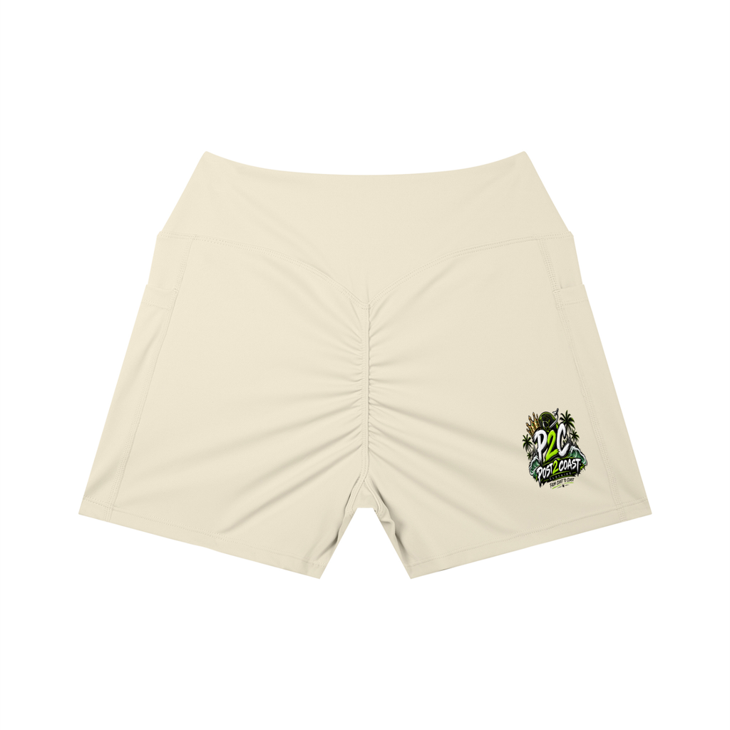 Women’s High Rise Pocket Yoga Shorts