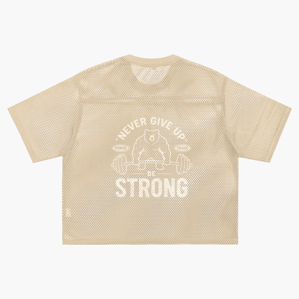 See-through Boxy Net T-Shirt