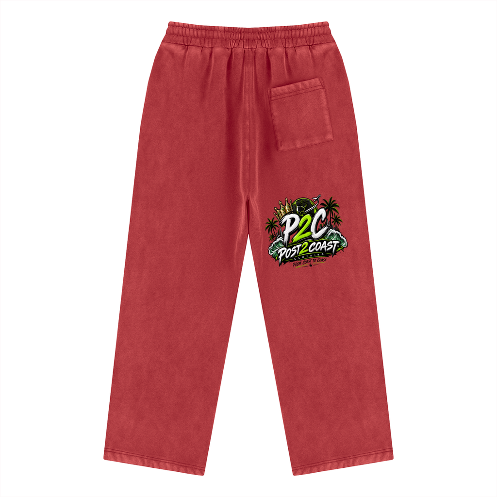 Unisex Vintage Wash Fleece Sweatpants