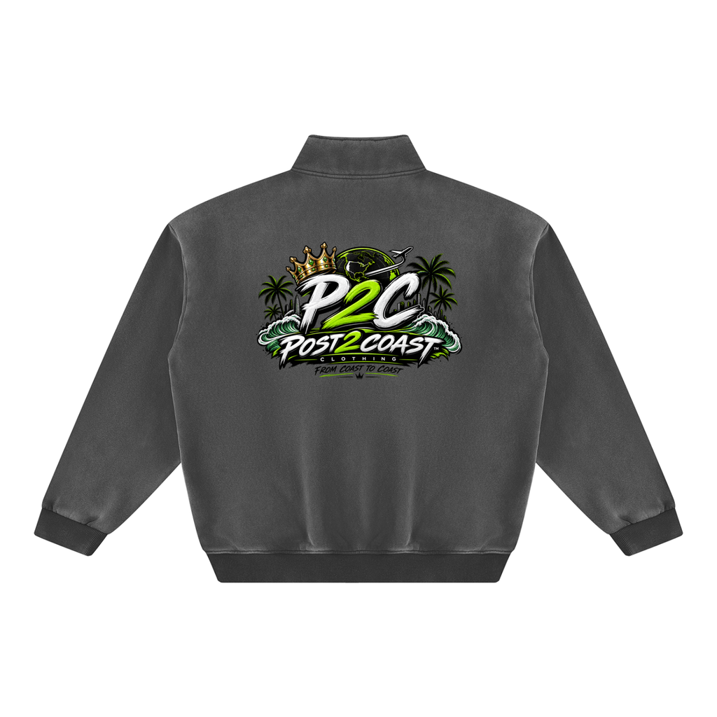 Unisex Vintage Wash Fleece Sweatshirt
