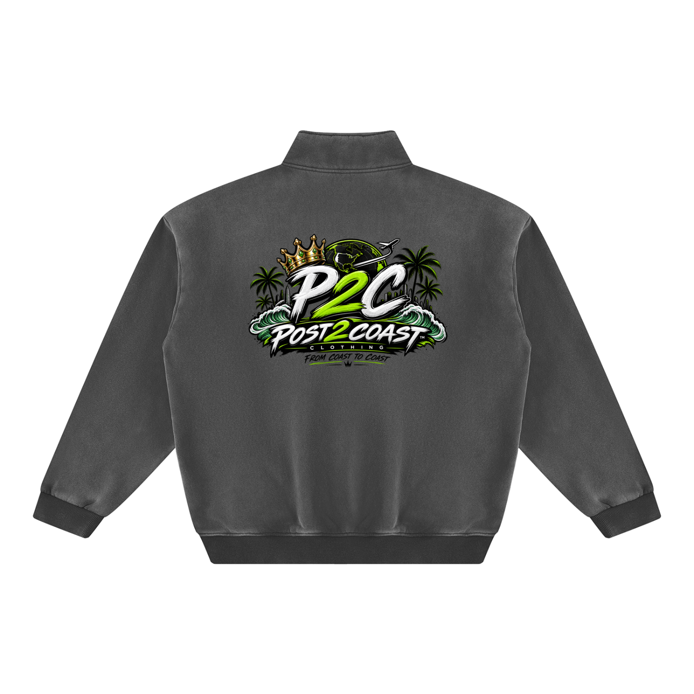 Unisex Vintage Wash Fleece Sweatshirt