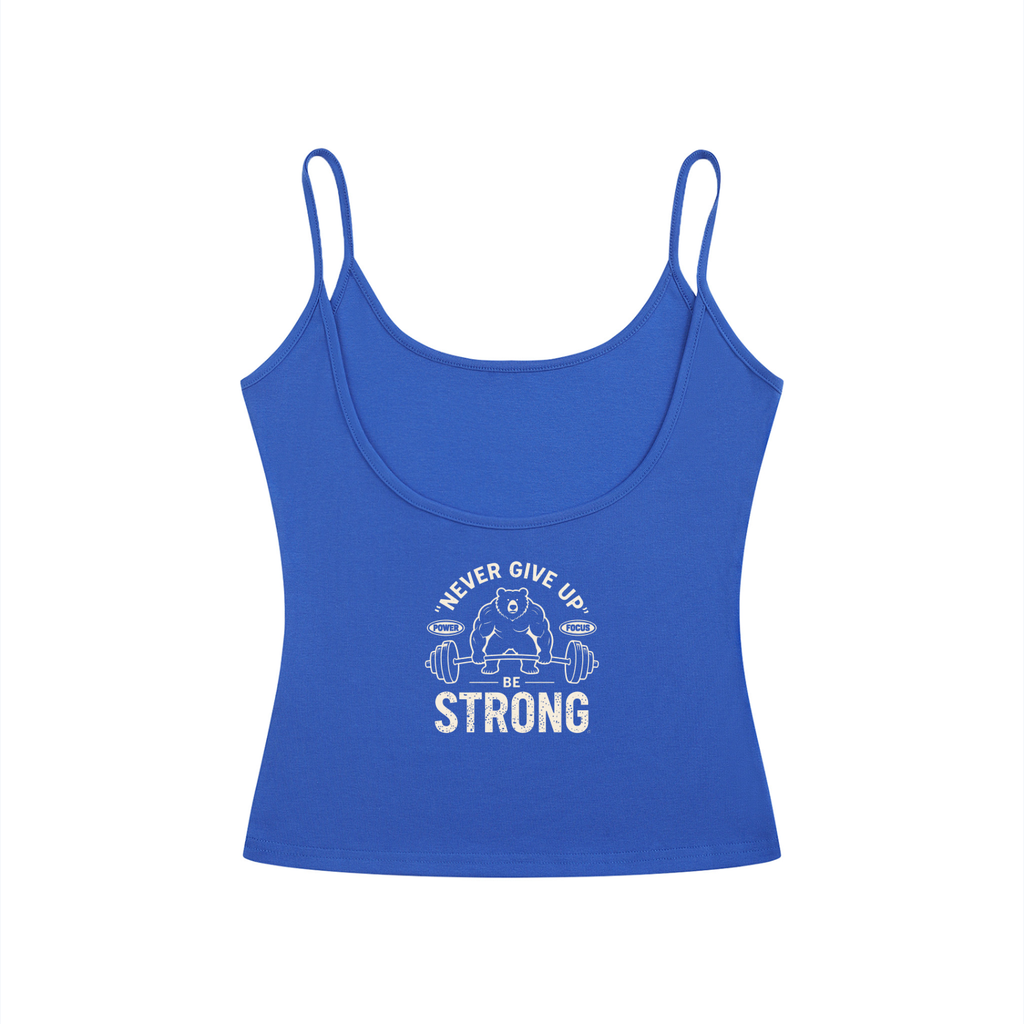 Women’s Slim Fit Open-Back Tank Top