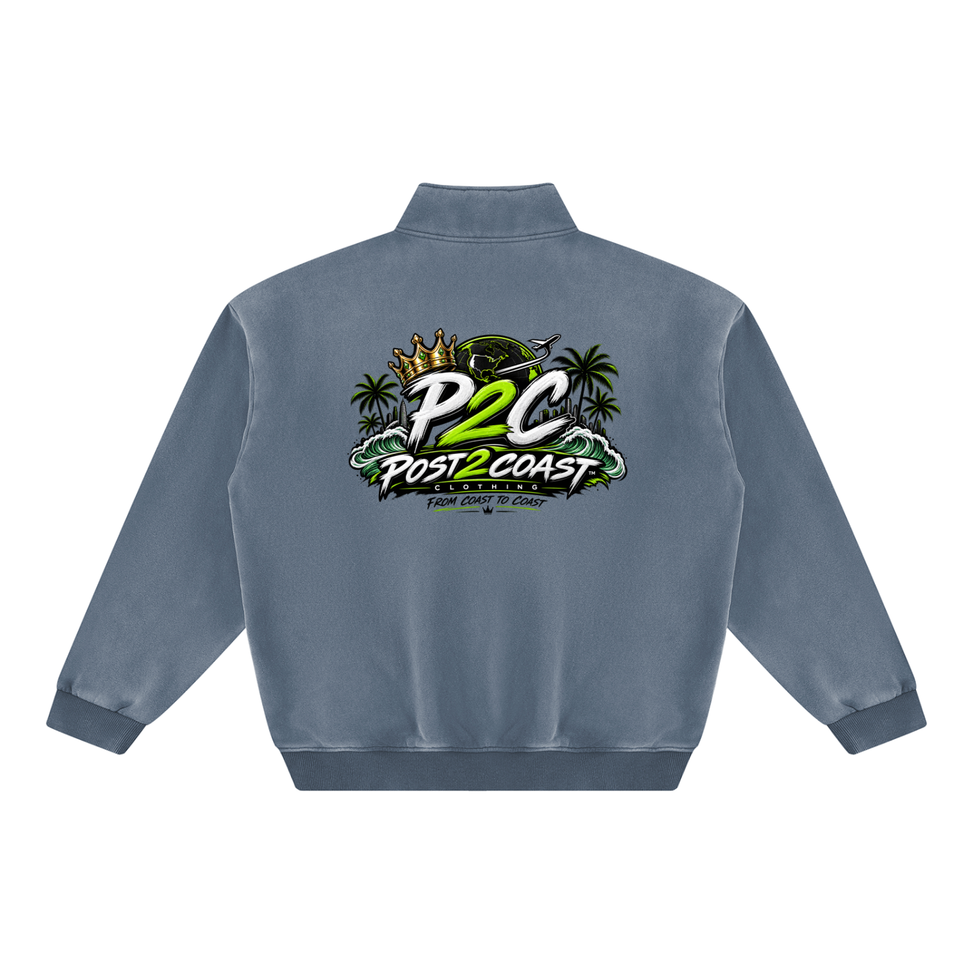 Unisex Vintage Wash Fleece Sweatshirt
